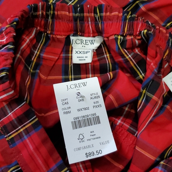 J. Crew Factory Three Tier Tartan Skirt - Picture 5 of 6